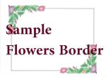naming certificate flowers border