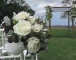 wedding canopy and flowers, Sydney Marriage Celebrant