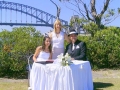 Marriage ceremony , Blue Point road, Sydney