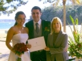 celebrant Wedding ceremony, Shelly Beach
