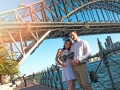 wedding ceremony celebrant Sydney under the harbour bridge