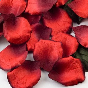 red petals for naming ceremony