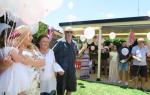 balloons release ritual in naming ceremonies