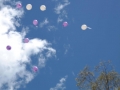 releasing of balloons
