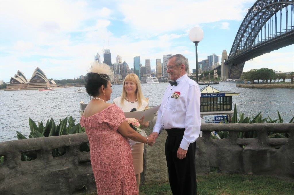 Marriage celebrant North Sydney