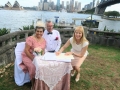 Celebrant signing at Copes lookout