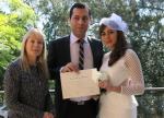 Sydney afordable marriage celebrant at home wedding