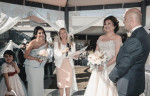 Fun wedding ceremony