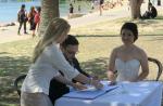 wedding celebrant at Dunbar House watsons bay