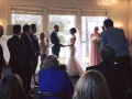 Sydney wedding celebrant at Dunbar House watsons Bay