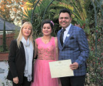 Indian bride and groom marrying