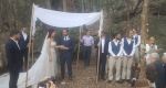 Forest Jewish wedding