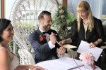 Jewish wedding ceremony at Gunners Barracks