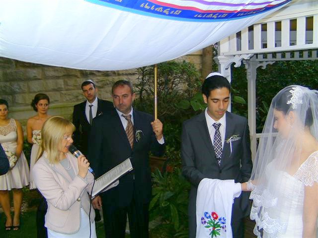 Jewish wedding celebrant Sydney