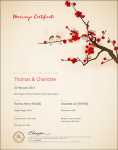 certificate of marriage