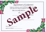 godparents certificate