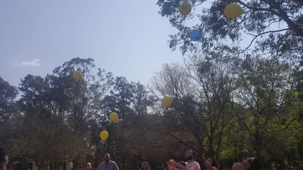 ballon release ceremony