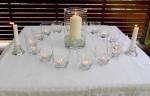 Candles lighting at naming ceremony