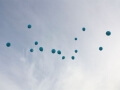 Balloon release at a naming ceremony