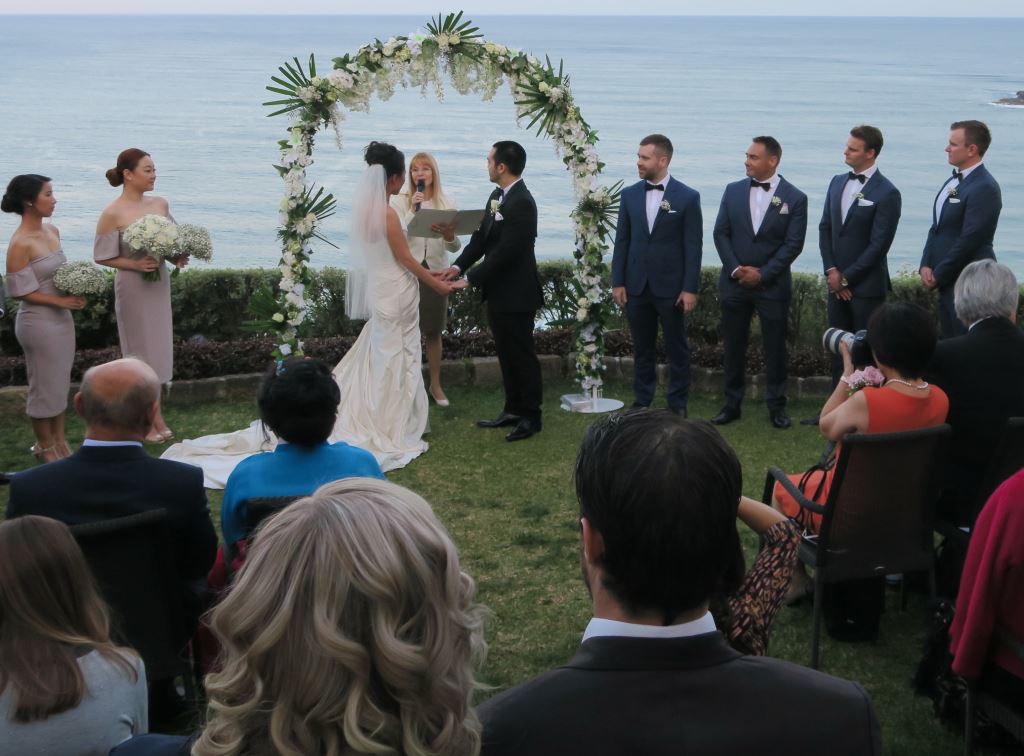 Wedding Ceremony Jonah's Whale Beach