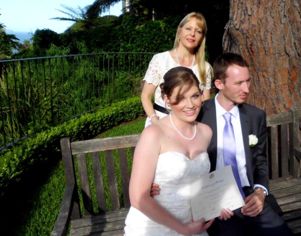 Wedding at Bible garden Palm Beach