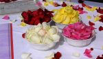 silk rose petals for naming ceremony