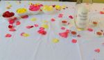 silk rose petals for naming day