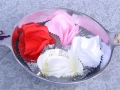 silk rose petals