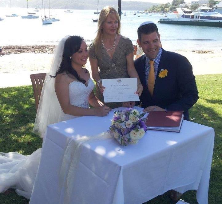 Sydney marriage celebrant, Orna Binder, watson Bay