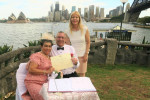 Sydney celebrant Harbour wedding