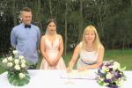 Sydney marraige celebrant at the park wedding