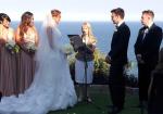 Wedding celebrant at Jonah's beach whale