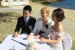 marriage celebrant Gibsons beach reserve