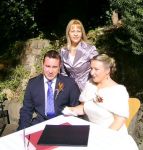 Marriage ceremony Glaston