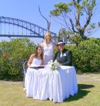 Marriage ceremony , Blue Point road, Sydney
