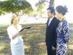 wedding ceremony in Watson Bay