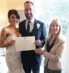 wedding ceremony Dunbar House Watsons Bay, Sydney celebrant