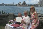wedding ceremony at Copes lookout Kirribilli