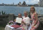 wedding ceremony at Copes lookout Kirribilli