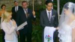 Wedding handfasting ritual