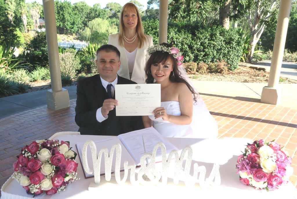 nurragingy reserve wedding, Sydney Marriage Celebrant