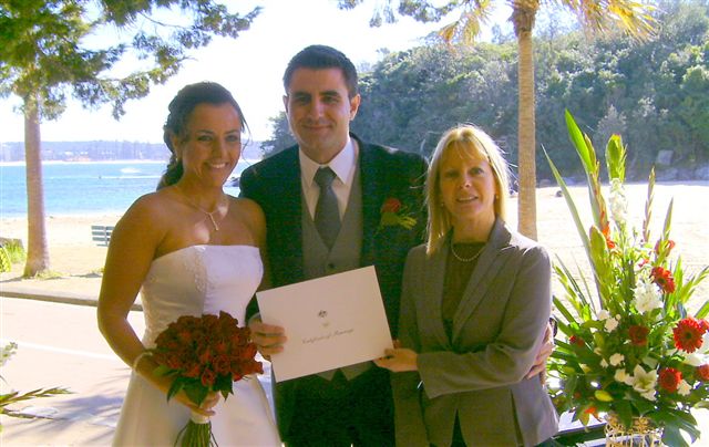 celebrant Wedding ceremony, Shelly Beach