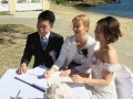 marriage celebrant Gibsons beach reserve