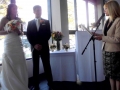 wedding ceremony at Novotel Manly