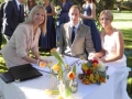 wedding ceremony at Centennial park, Sydney