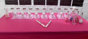 table setting for naming ceremony
