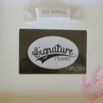 picture frame with hand print picture frame with hand print