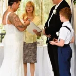 Wedding ceremony at Nurragingy reserve